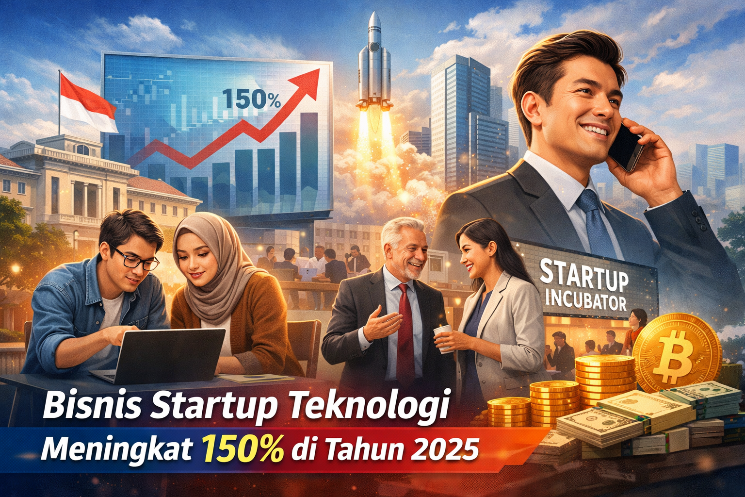 Bisnis Startup Teknologi Meningkat 150% di Tahun 2025