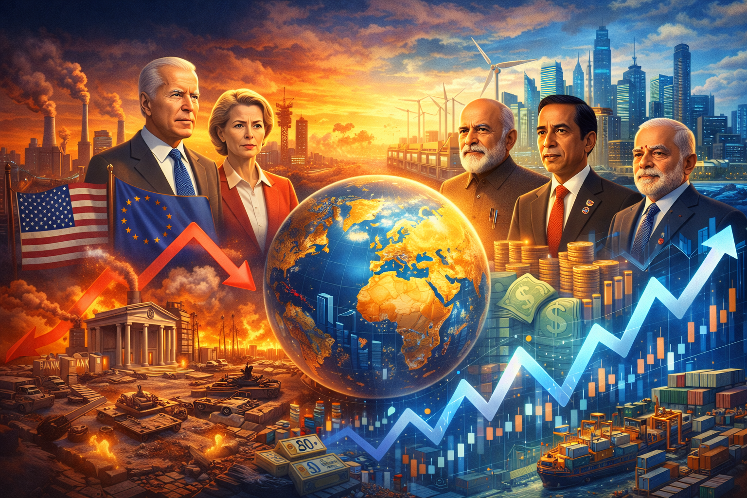 Ekonomi Dunia di Persimpangan: Ketidakpastian Global Menguat, Negara Berkembang Mulai Ambil Peran