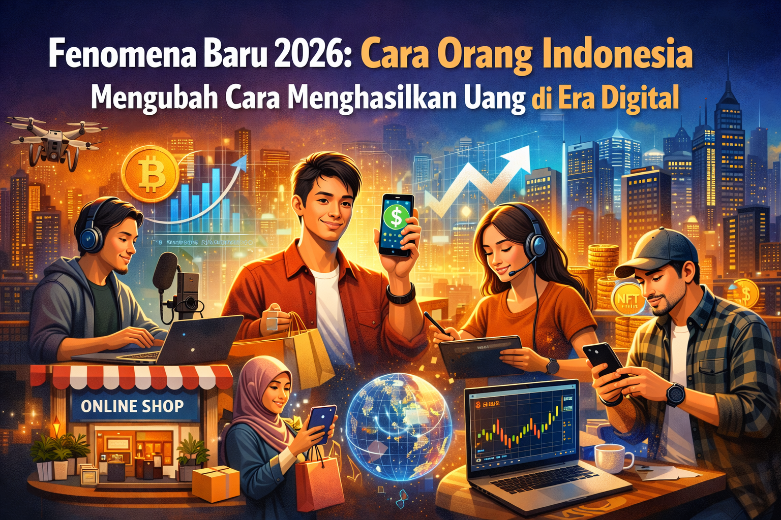 Fenomena Baru 2026: Cara Orang Indonesia Mengubah Cara Menghasilkan Uang di Era Digital