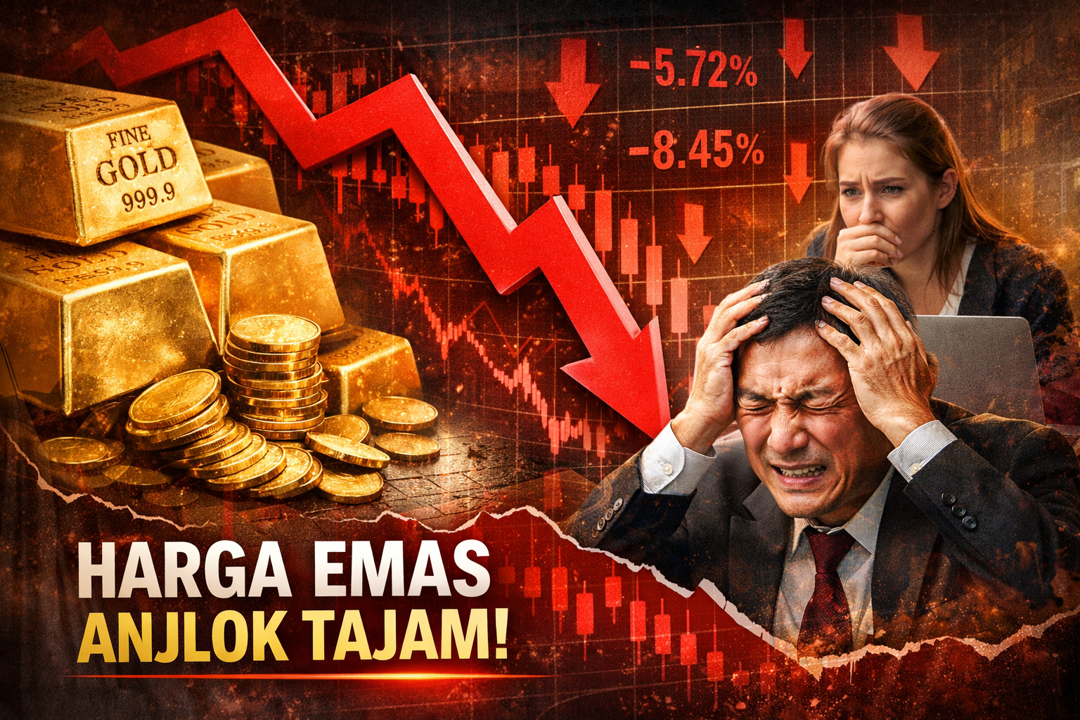 Teknologi Finansial & Aset Digital Tekan Harga Emas, Investor Mulai Tinggalkan Logam Mulia  loading=
