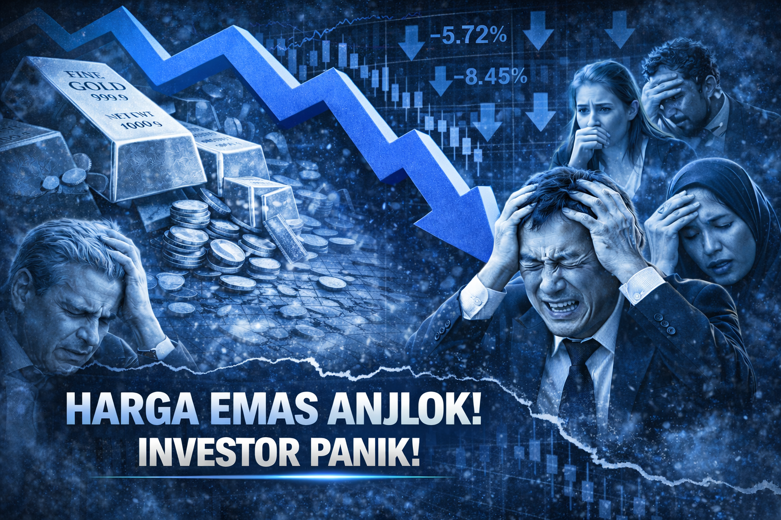 Harga Emas Mendadak Turun Tajam! Ini Isu Besar yang Bikin Investor Mulai Waspada